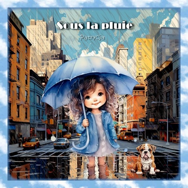 sous la pluie